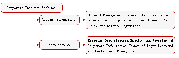 Corporate internet banking